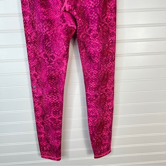 IVL Collective Athletic Yoga Leggings Got Pink Snake Print Sz 4 - Picture 4 of 10